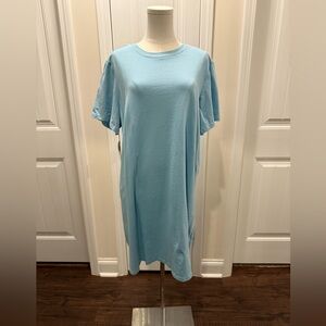 Old Navy Women’s Light Blue Mini T-Shirt Dress